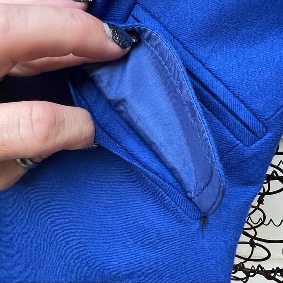 J.Crew schoolboy two button blazer blue SIZE 0 - Picture 9 of 10